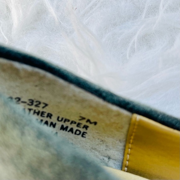 Connie Vintage Olive Green Suede Almond Toe Low Heel Pump - Picture 6 of 16